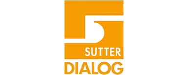 Sutter Dialog GmbH & Co. KG Orange square background with a white stylized number 5, 'SUTTER' below it, and 'DIALOG' in uppercase beneath.